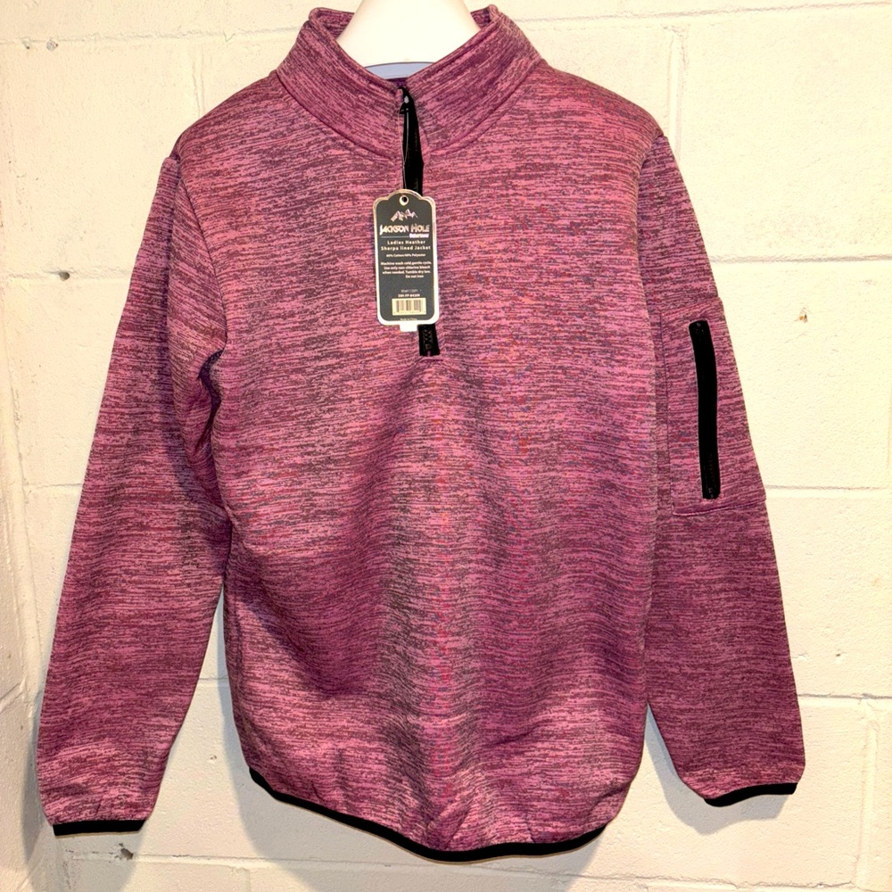 Women’s Jackson Hole heatber pink Sherpa lined jacket